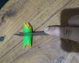 A picture of step 3 of Colourful Flower Namkeen.