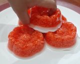 Foto langkah ke 3 dari resep Puding lumut merah putih.