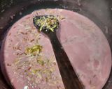 A picture of step 6 of Rose Flavour Basundi.