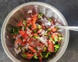 A picture of step 2 of Rajma Salad.