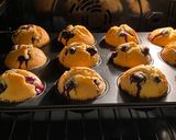 A picture of step 4 of Blueberry Muffins.