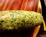 A picture of step 15 of Kothimbir Wadi - A popular Maharashtrian snack.