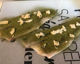 Une image de l'étape 3 de Filets de bar marinés ail et molokhia (cuisson à la plancha).