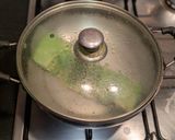 A picture of step 10 of Pabda Paturi (Pabda fish cooked in banana leaf).