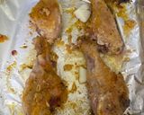 A picture of step 4 of Oven fried chicken.