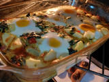Soufflé de papa y espinacas