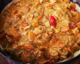 Foto del paso 3 de la receta: TARTA DE POLLO Y VERDURAS GRILLADAS ♥️