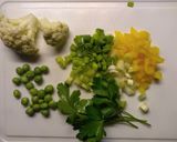 Foto del paso 1 de la receta: Mollejas a la crema de vegetales con fettuccini