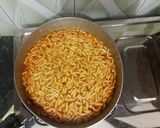 A picture of step 6 of Sev bhaji.