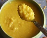 A picture of step 1 of Dal batti with garlice chutney.