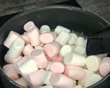 Une image de l'étape 3 de Carrés de céréales aux guimauves et chocolat blanc.