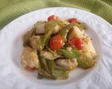 Foto del passaggio 3 della ricetta Filetto di merluzzo con peperoni verdi