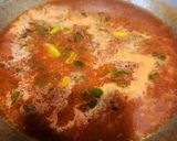A picture of step 6 of Veg Manchurian.