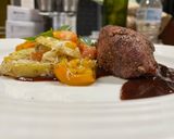 A picture of step 9 of Grilled Filet & Parmesan Potato Medallions.