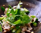 塔香肉片炒黃瓜的食譜步驟5照片