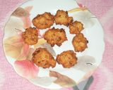 A picture of step 4 of Different Varieties Of Pulses Fritters I.e Onions And Potato Fritters.