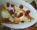 A picture of step 3 of Air Fryer Egg Bread Pizza.