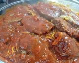 Foto del paso 5 de la receta: Carne estofada rellena con tallarines