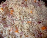 A picture of step 4 of Onion Rice.
