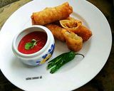 A picture of step 4 of Spring rolls.