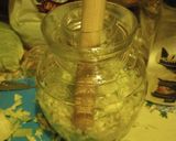 A picture of step 3 of Homemade Sauerkraut in Fermentation Jar.