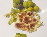 A picture of step 9 of Coconut Panna Cotta Cheesecake with Fresh Figs.