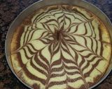A picture of step 2 of Zebra cake.