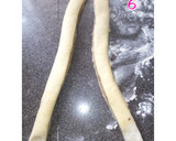 A picture of step 2 of Twisted Nutella bread.