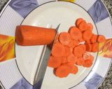 Foto del paso 3 de la receta: Brusquetas con vegetales y ensalada de repollo colorado, tomate