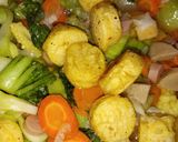 Foto langkah ke 7 dari resep Sapo Tofu Sayuran.