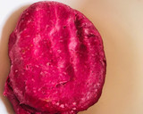 A picture of step 9 of Beetroot chapati.