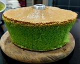 Foto langkah ke 2 dari resep Keto Chiffon Cake Pandan Sugar & Gluten Free.