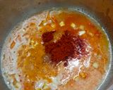 A picture of step 1 of Masoor Dal with Spinach.
