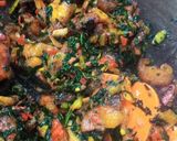 A picture of step 3 of Plantain Veggies.