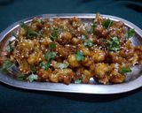 A picture of step 5 of Chilli Honey Cauliflower.