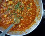 A picture of step 5 of Chole Paneer Sabzi.