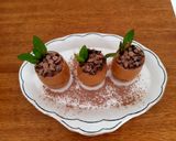 Foto del paso 4 de la receta: Shot de mousse de dulce de leche con chispas de chocolate 🇺🇾