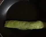 Foto langkah ke 7 dari resep Serabi Gulung Pandan Teflon isi Meses Coklat Keju.