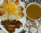 عکس مرحله 1 از دستور چلو گوشت