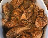 A picture of step 1 of Garlic n herb roasted chicken.