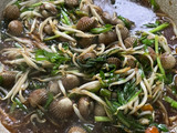 Kerang Tumis Taugeh Kucai