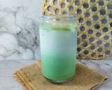 Cara Membuat Es susu matcha dengan cream cheese foam 3