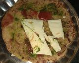 A picture of step 5 of Cheesy suji wrap roll.