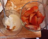 Foto del paso 1 de la receta: Fresas con crema🍓 fácil y rápido