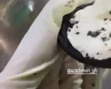 عکس مرحله 1 از دستور چیز کیک اوریو
