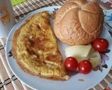 Egyszerű omlett recept fázis 5 fotója
