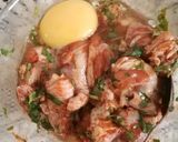 A picture of step 6 of Chicken 65.