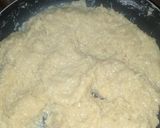 A picture of step 3 of Coconut laddo.