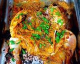 A picture of step 8 of Roast Chicken with Baharat Sauce and Sindhi Biryani.