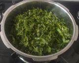 A picture of step 2 of Green Moong Dal Palak.